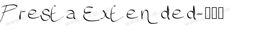 Presta Extended字体转换